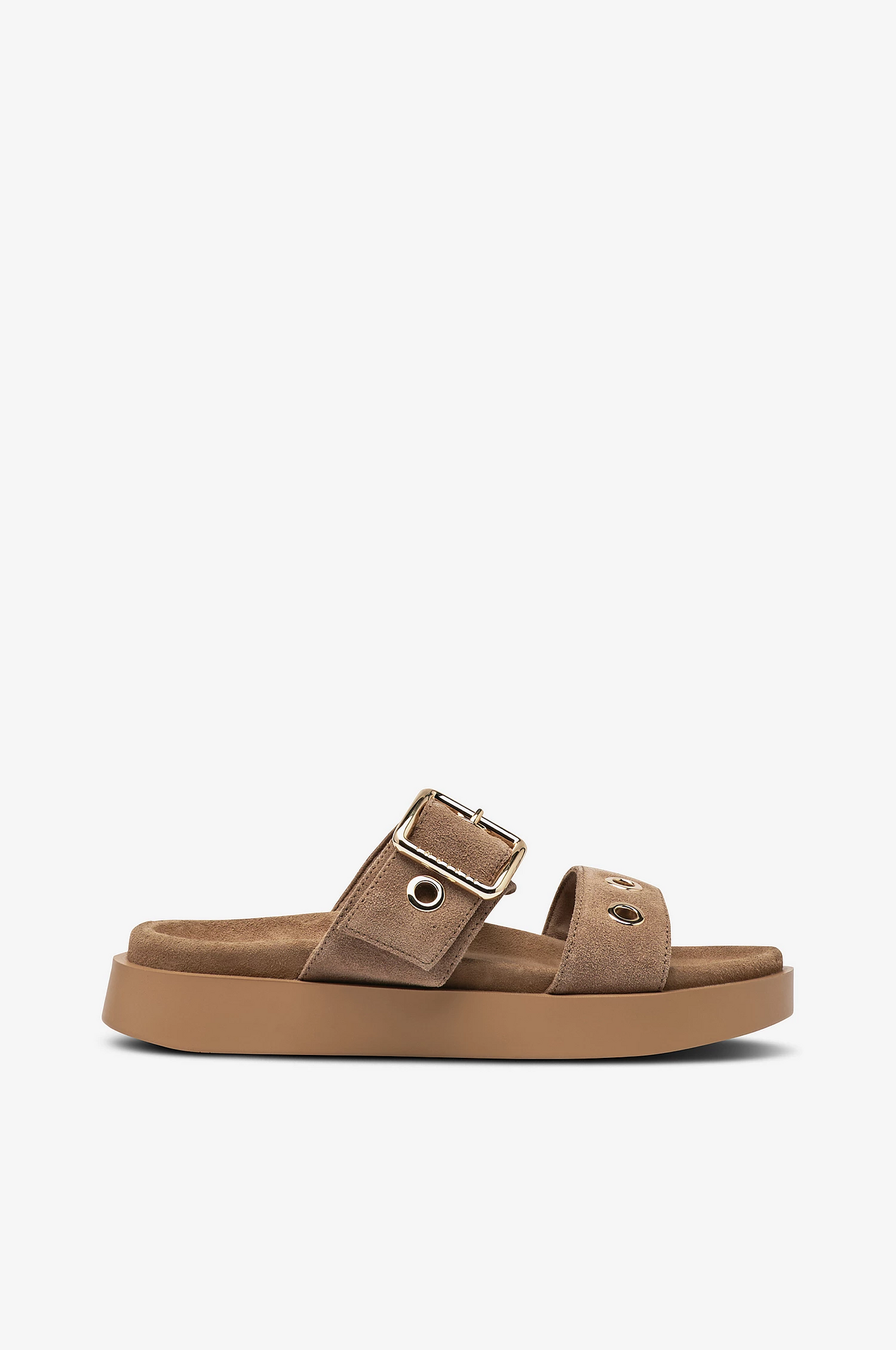 Tilda Buckle Beige Sko