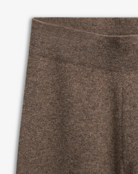 Serge Merino Pants Brown Melange Bukser