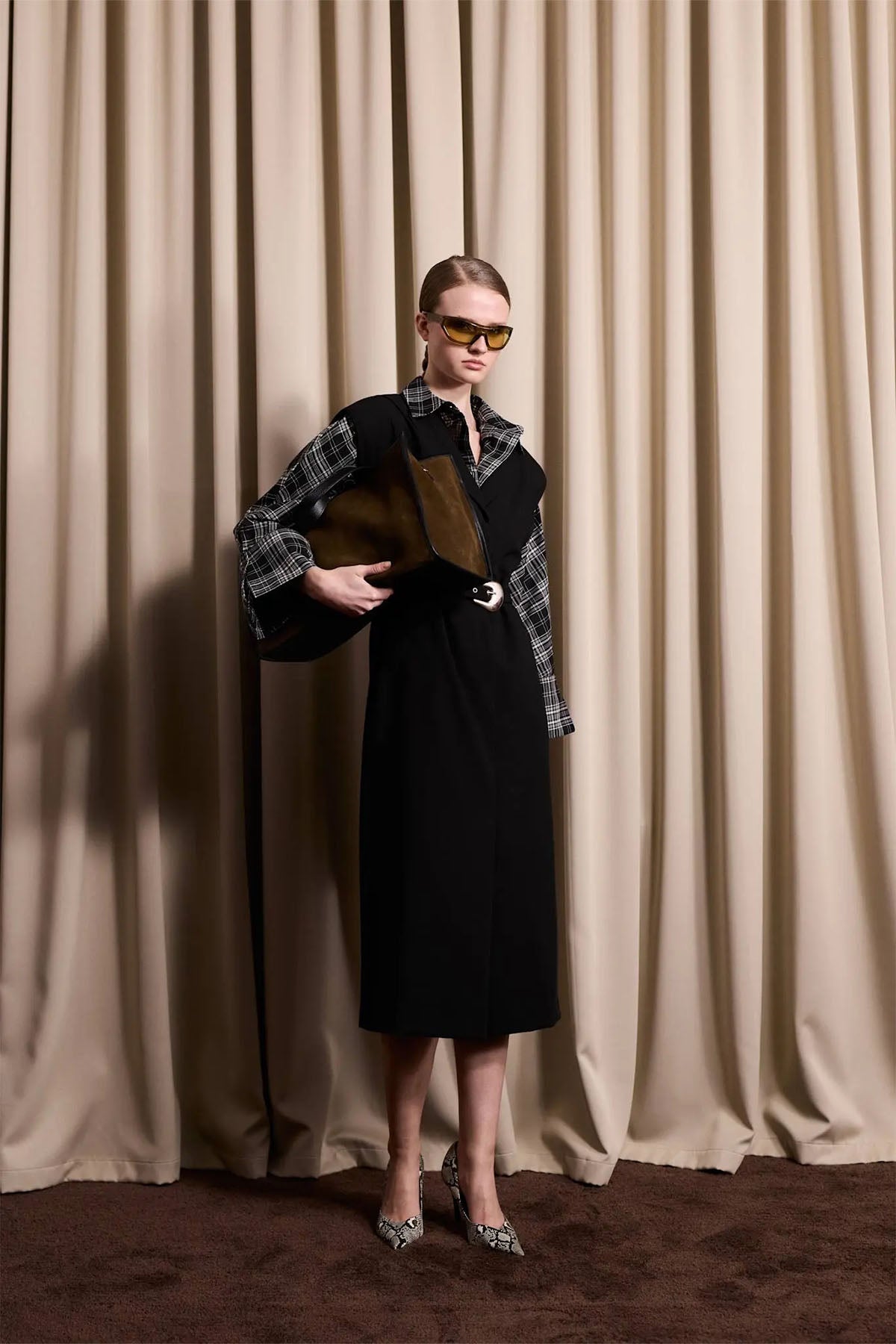 Iben Beverly Belted Dress