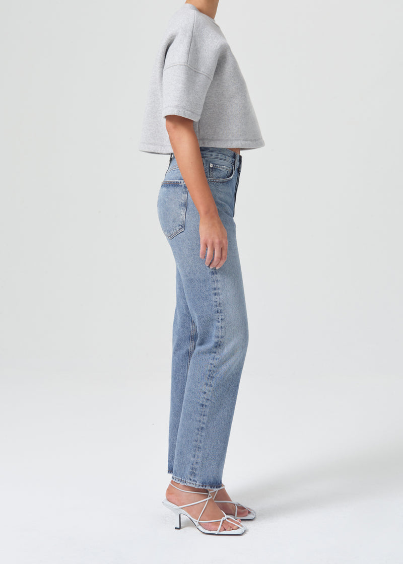 90's Pinch Waist High Rise Straight in Navigate Bukser