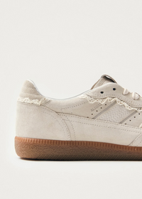 Tb.490 Crochet Cream Leather Sneakers Sko