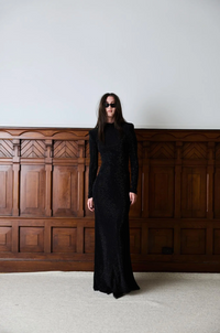 Luxe Sequin Skirt Black Skjørt
