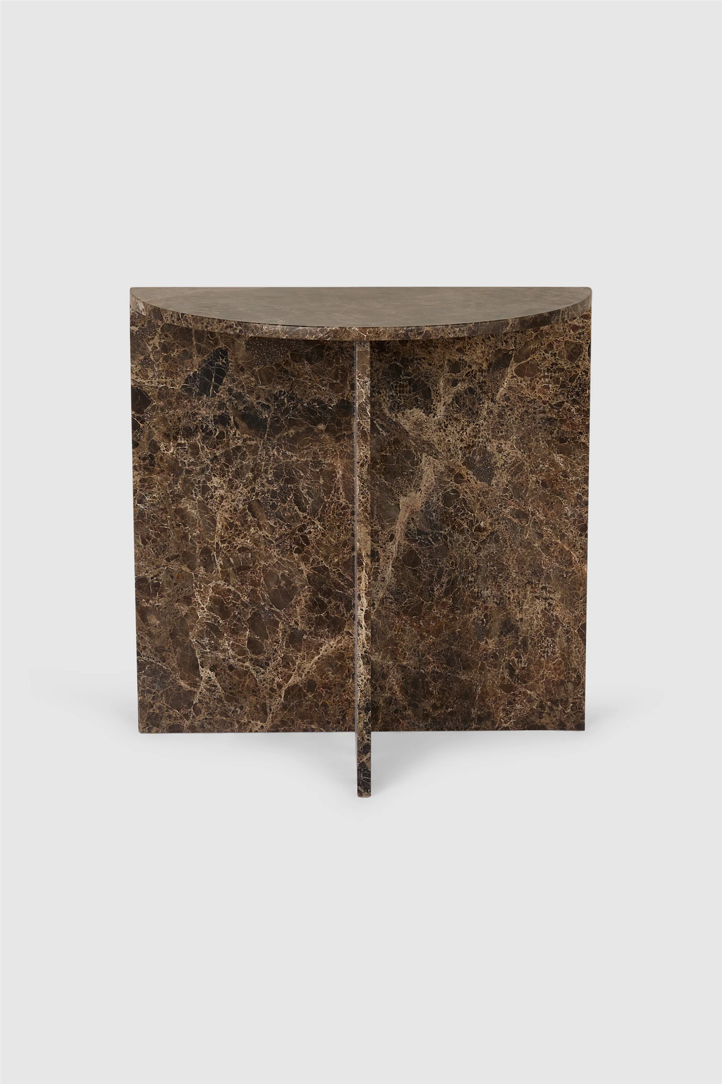 Moon Side Table Brown Bord