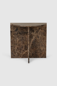 Moon Side Table Brown Bord
