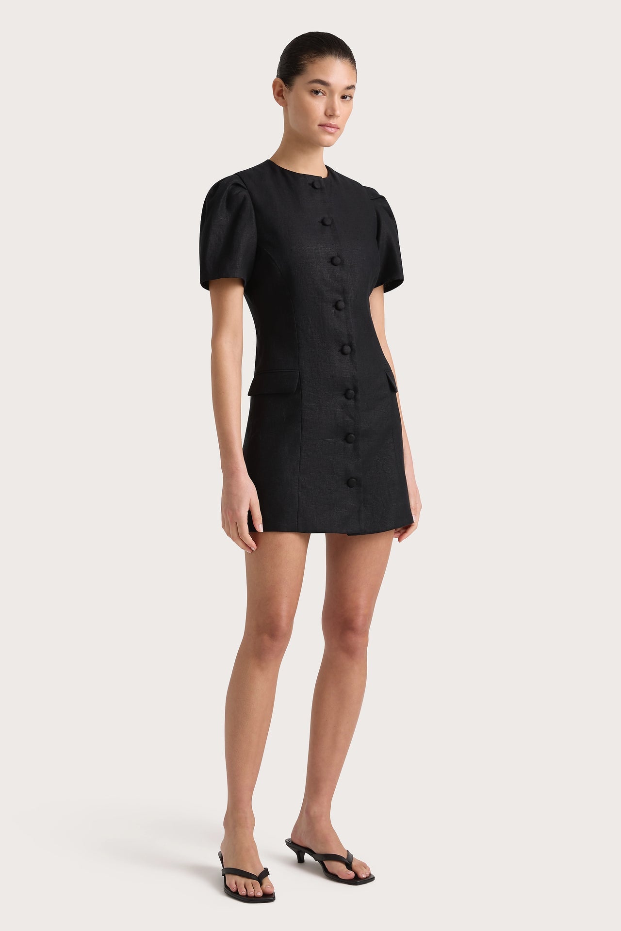 Emma Mini Dress Black Kjoler