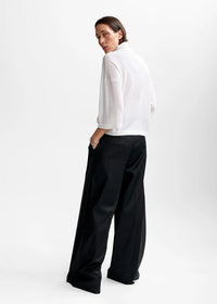 Tia Merino Knit White Gensere