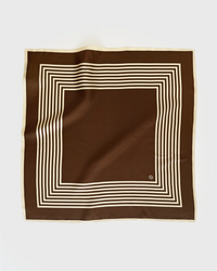 Striped Scarf Mocha Mousse & Cream Tilbehør
