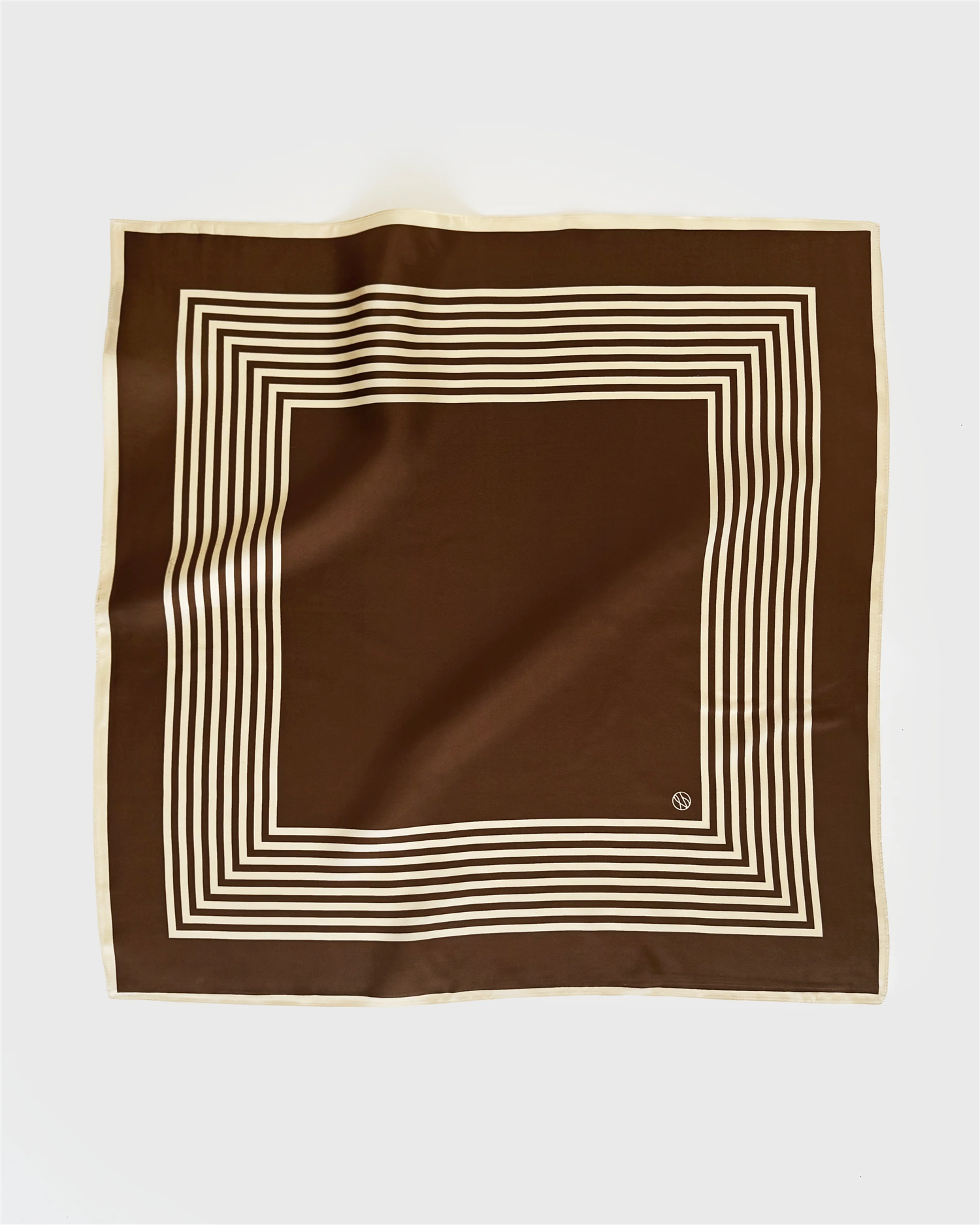 Striped Scarf Mocha Mousse & Cream Tilbehør