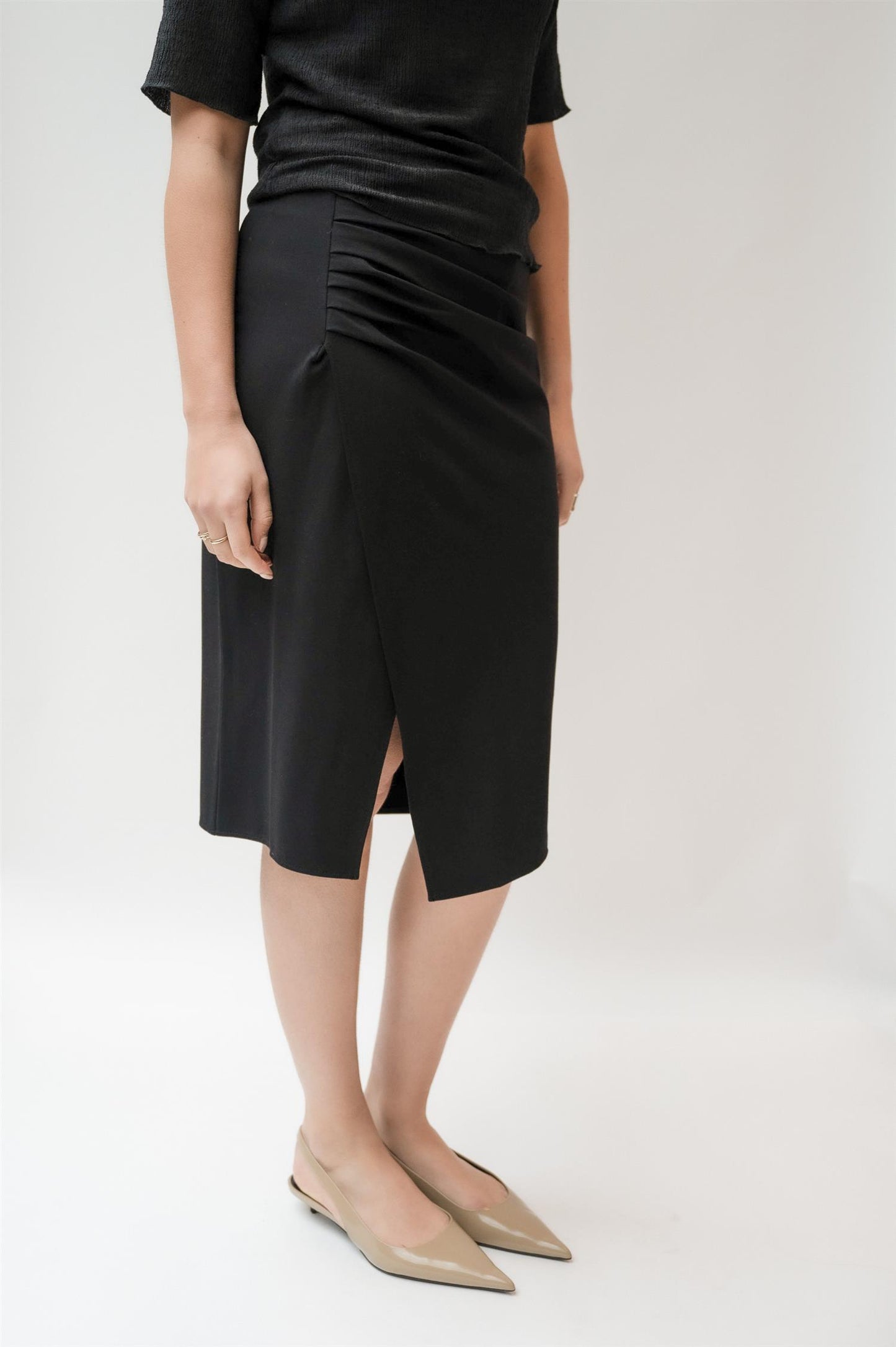 Hadar Skirt Black Skjørt