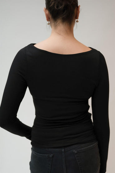 Sabik Top Black Bluser
