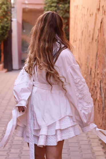 Skjørt | Nordic Pearl Skirt Shorts White