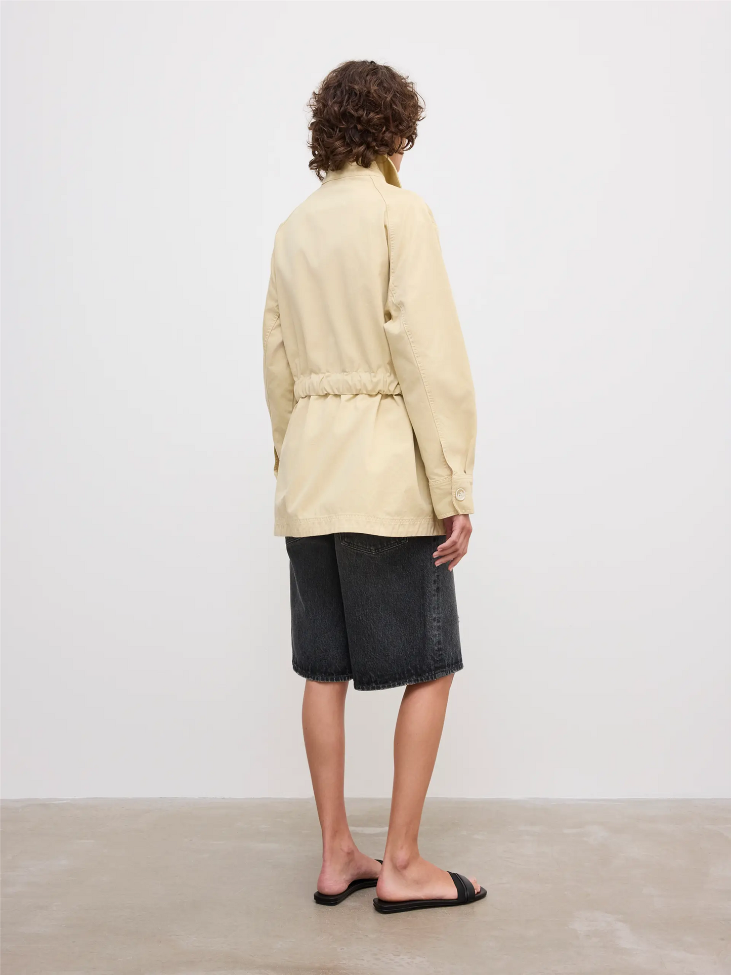Field Cotton Jacket Almond Cream Jakker