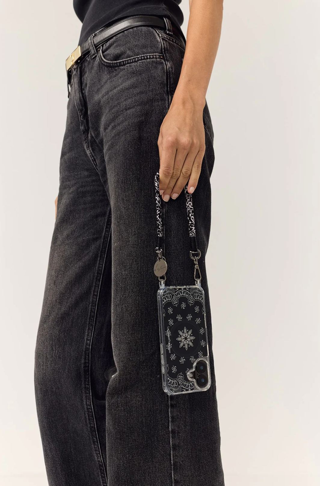 Accessories | Della Tresse Bandana Noir 40Cm