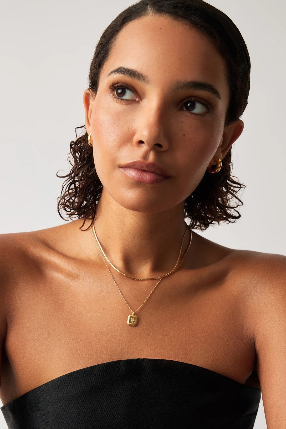 March Engravable Birthstone Pendant Necklace