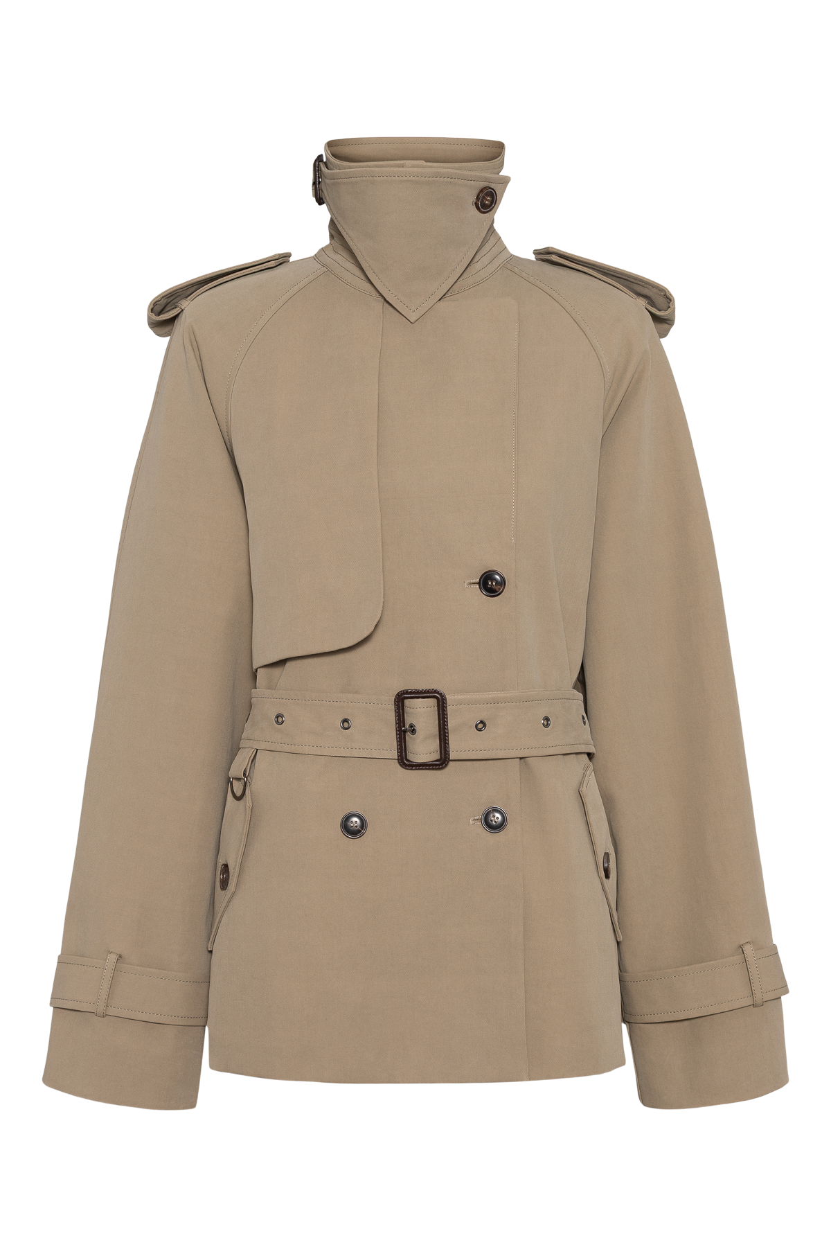 Majorstuen Trench Short Khaki Yttertøy