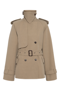 Majorstuen Trench Short Khaki Yttertøy