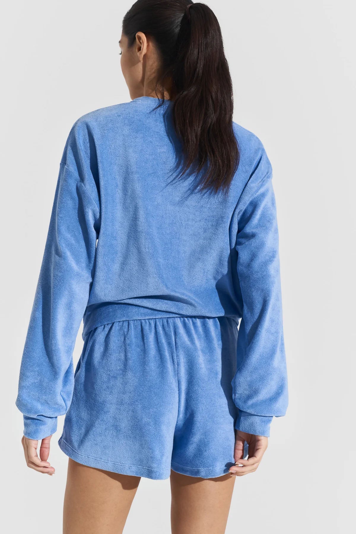Gensere | Terry Logo Sweatshirt Sky Blue