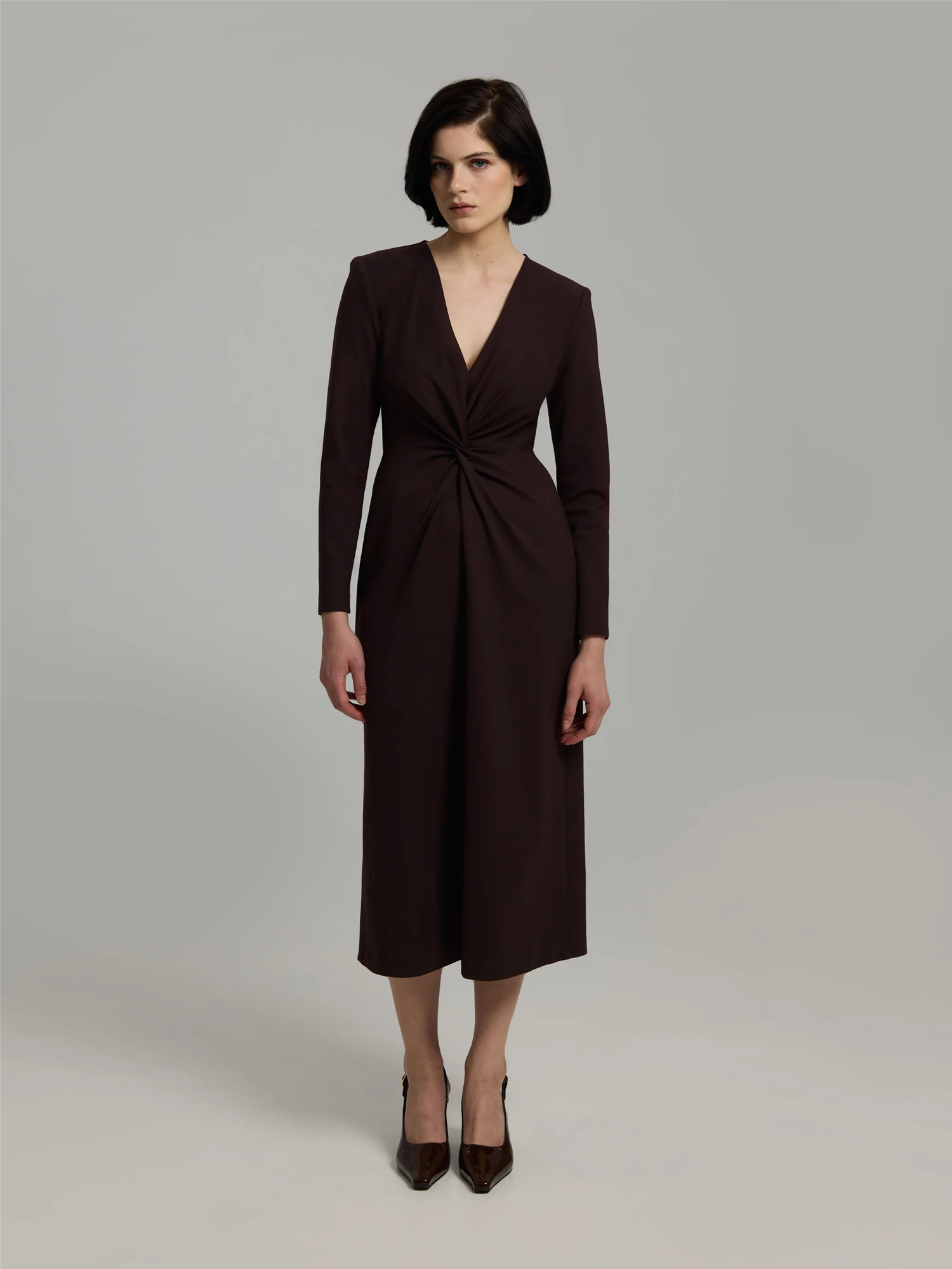 Nellie Dress Mocha Kjoler