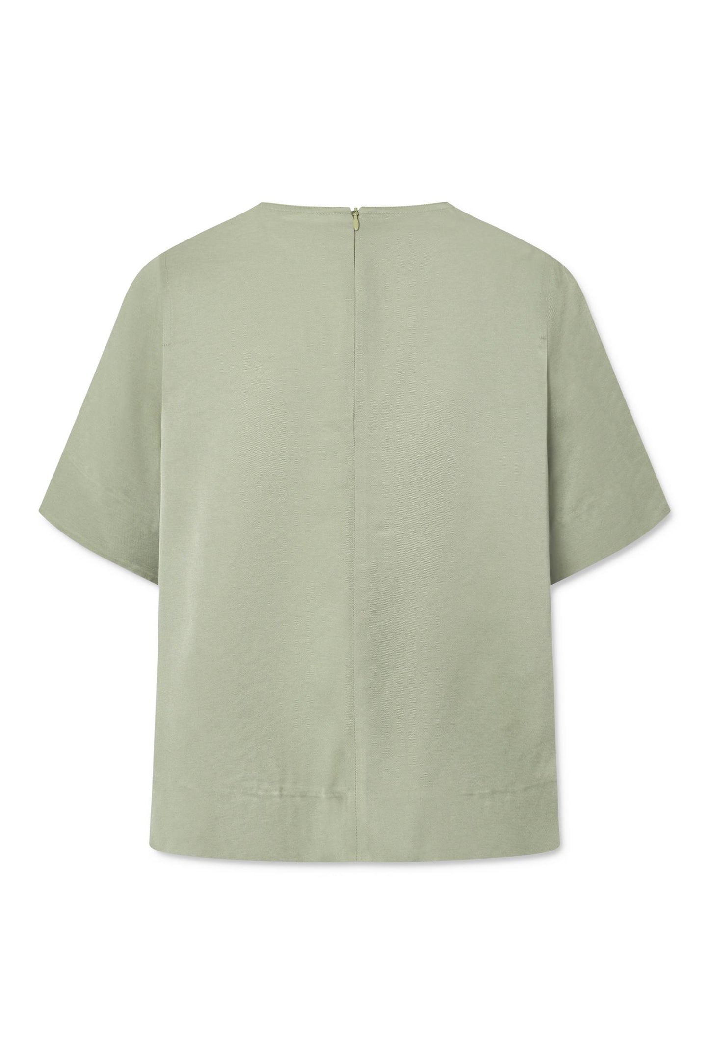 Joy Top Tea Green Bluser