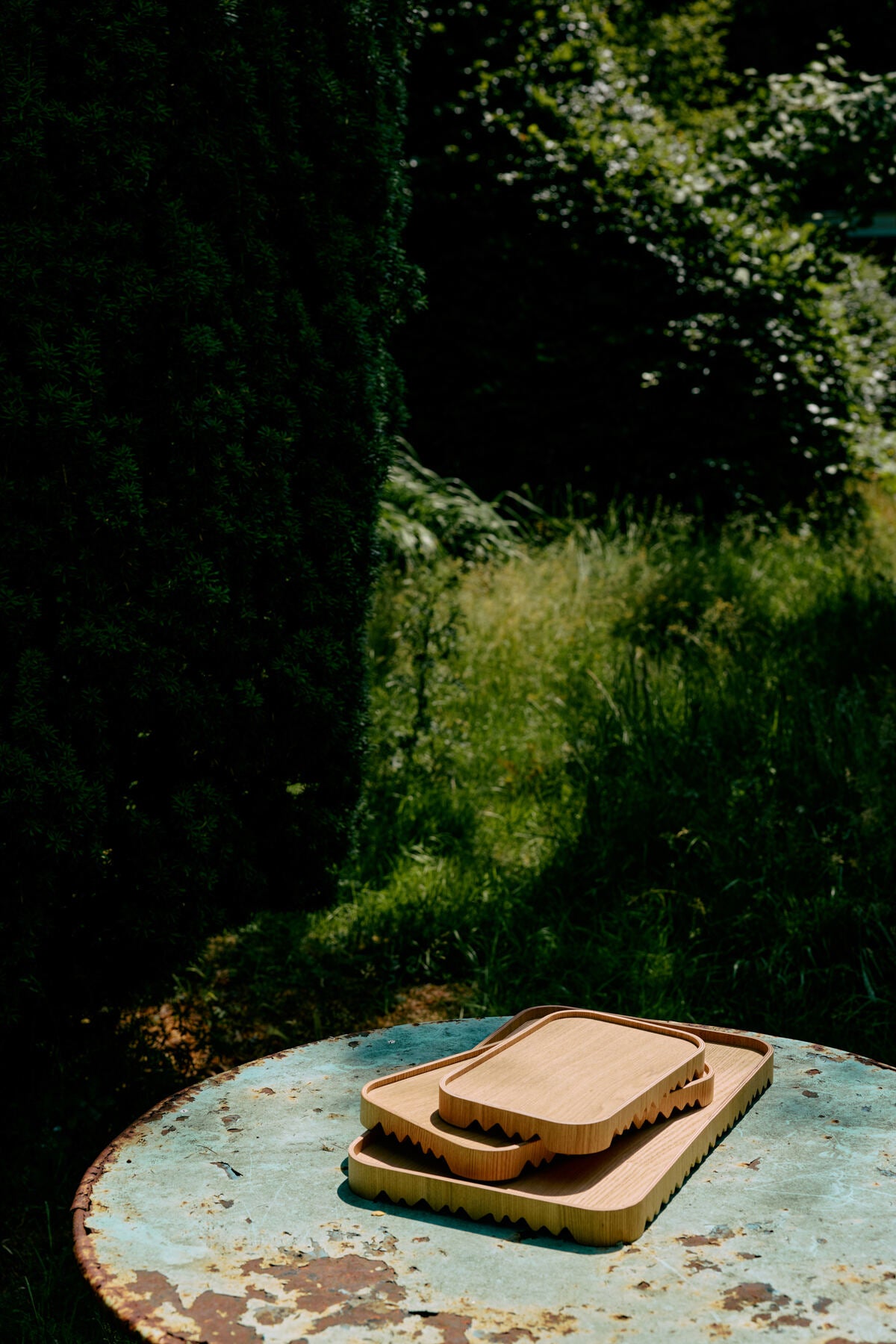Serving tray L, Natural