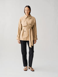 Short Trench Coat Sand Yttertøy