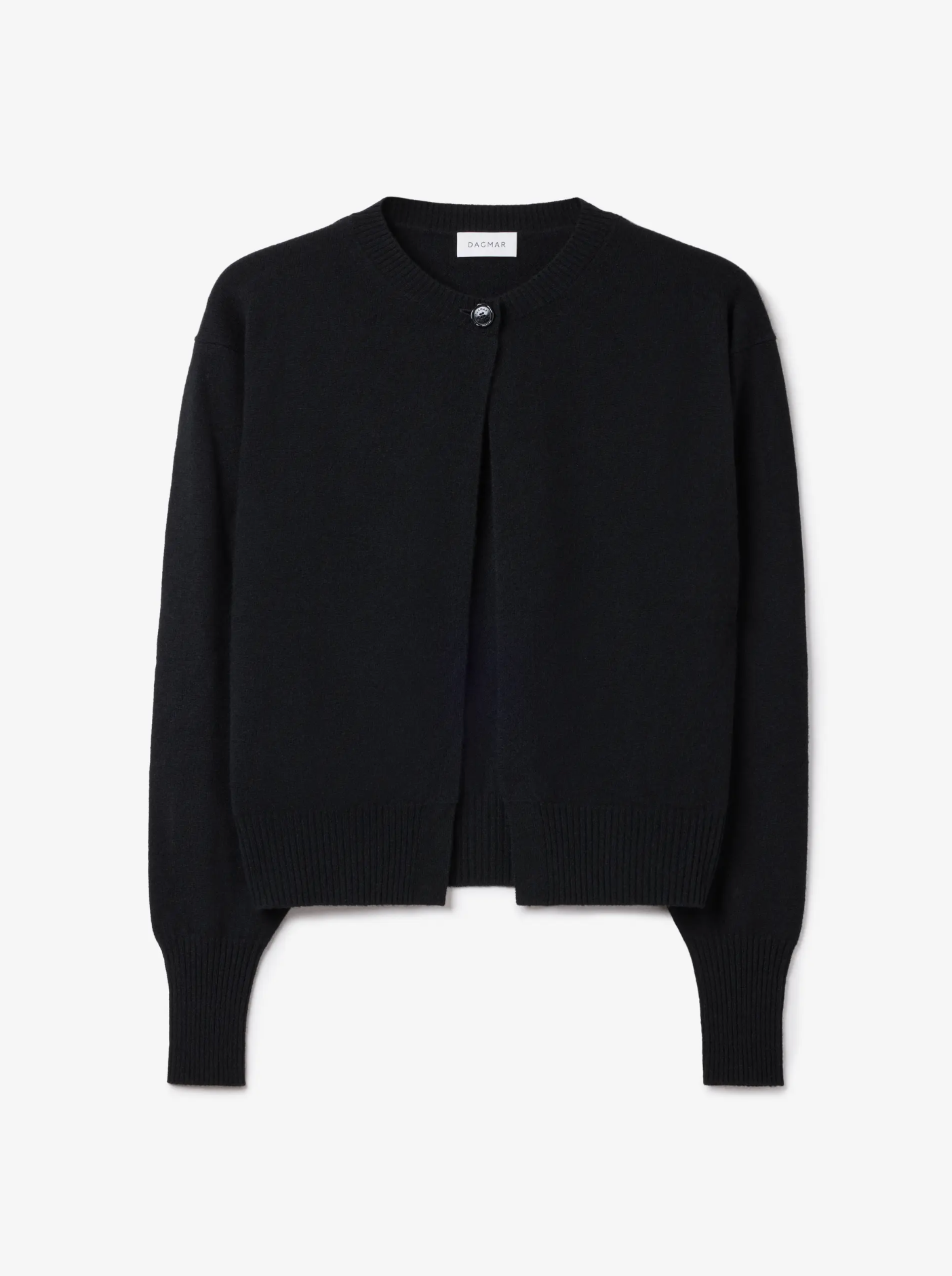 Single Btn Cardigan Black Cardigans