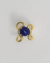 Reef Ring Lapis Gold Ringer