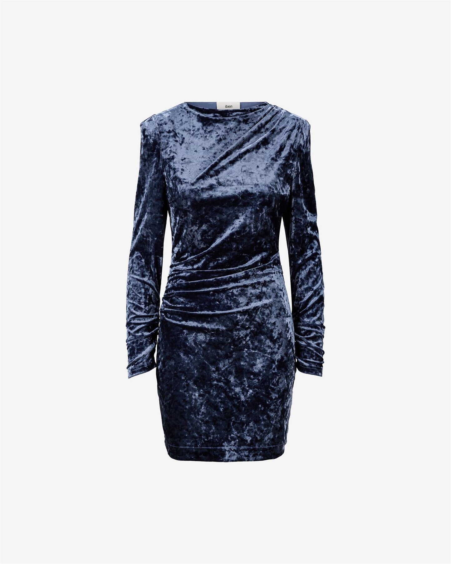 Shine Dress Velour Ashy Blue Kjoler