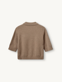 Como Cropped Cardigan Truffle Cardigans