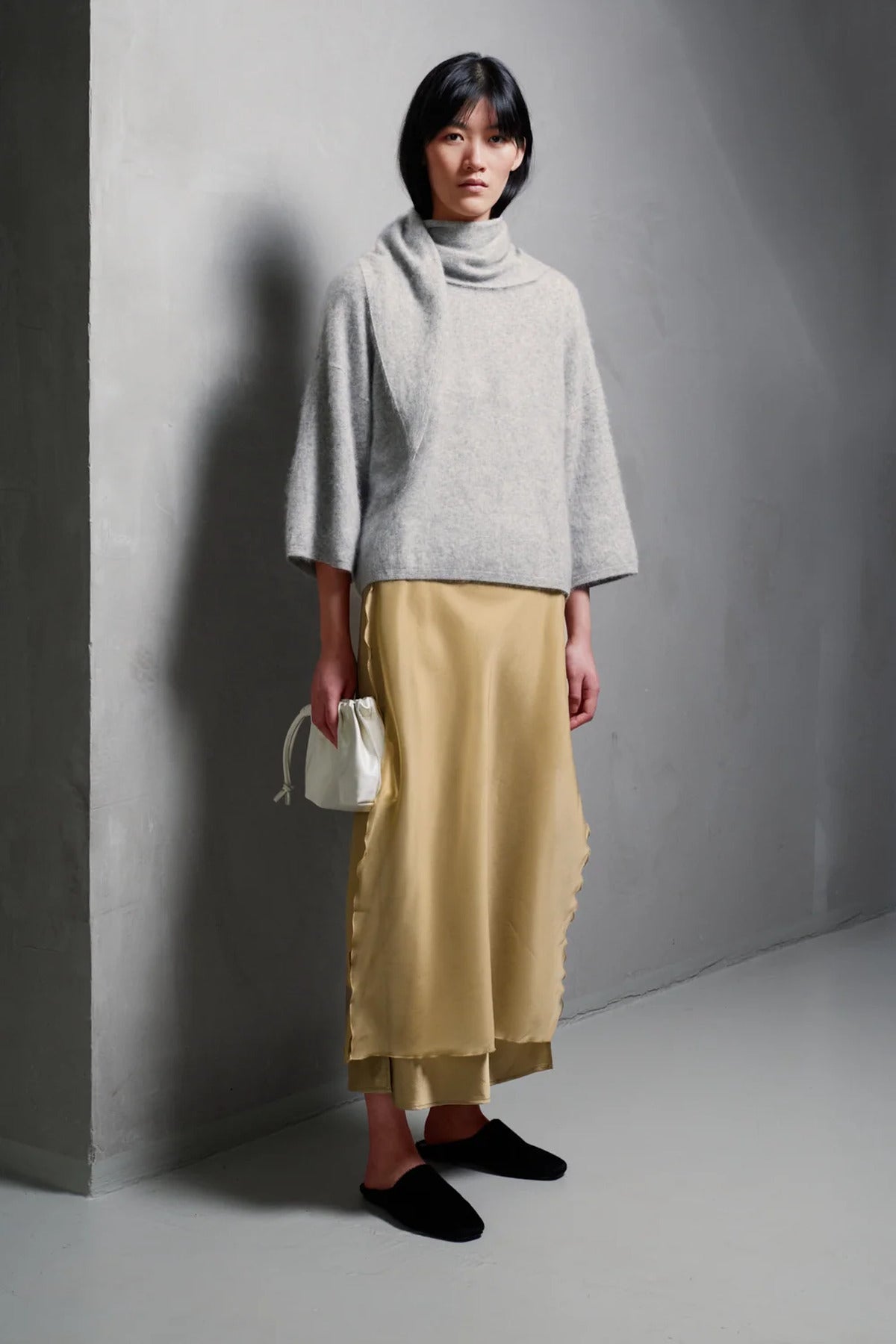 Nela Brushed Wool Knit