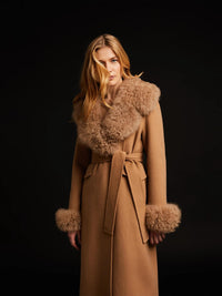 Lumilla Wool Coat Sand Beige Yttertøy