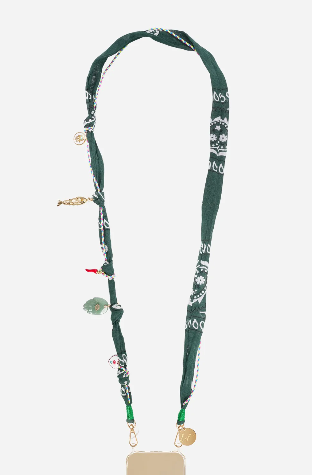 Accessories | Laia Bandana Vert Fonce Charms