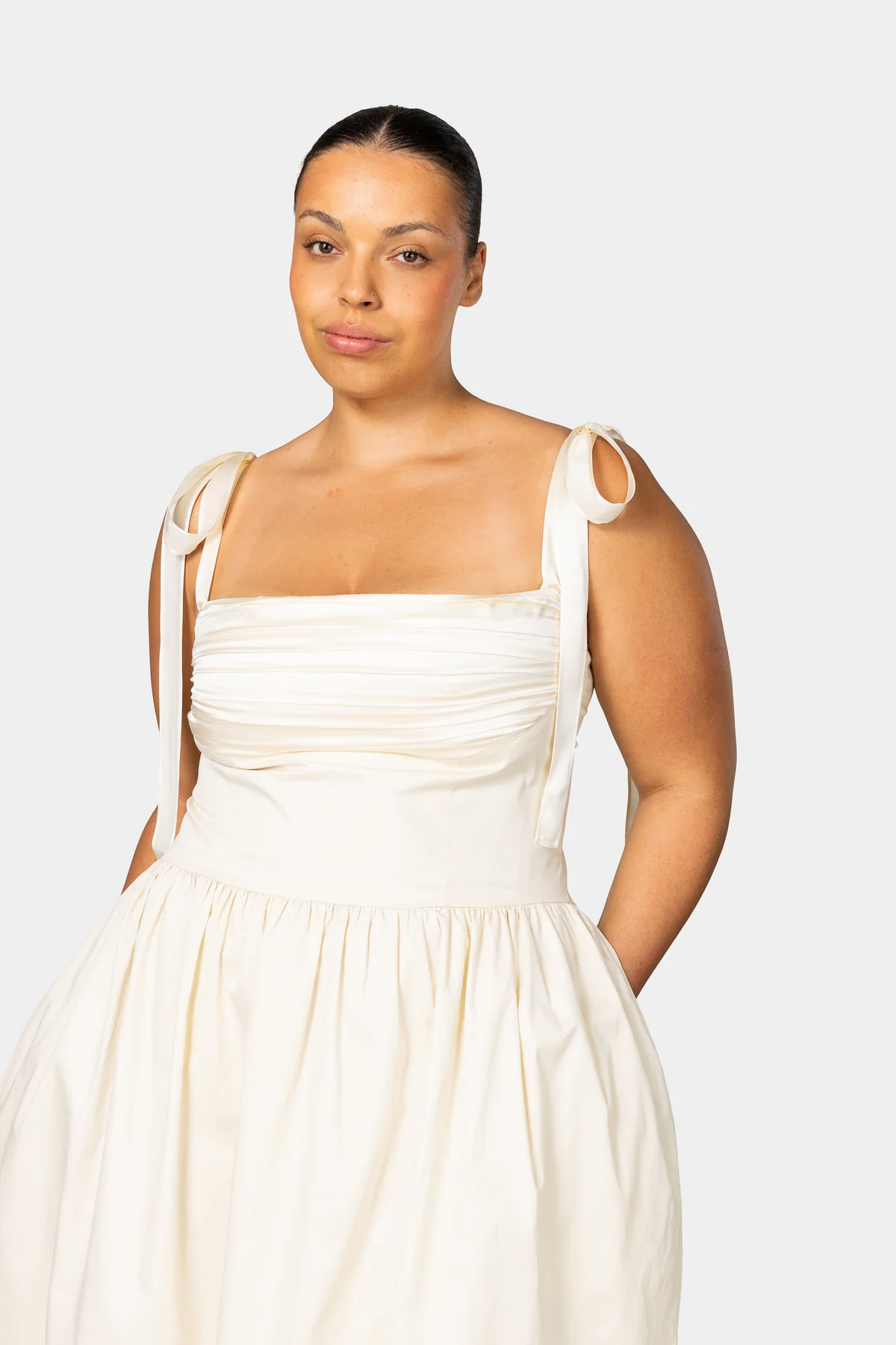 Kjoler | Elsa Maxi Dress Ivory