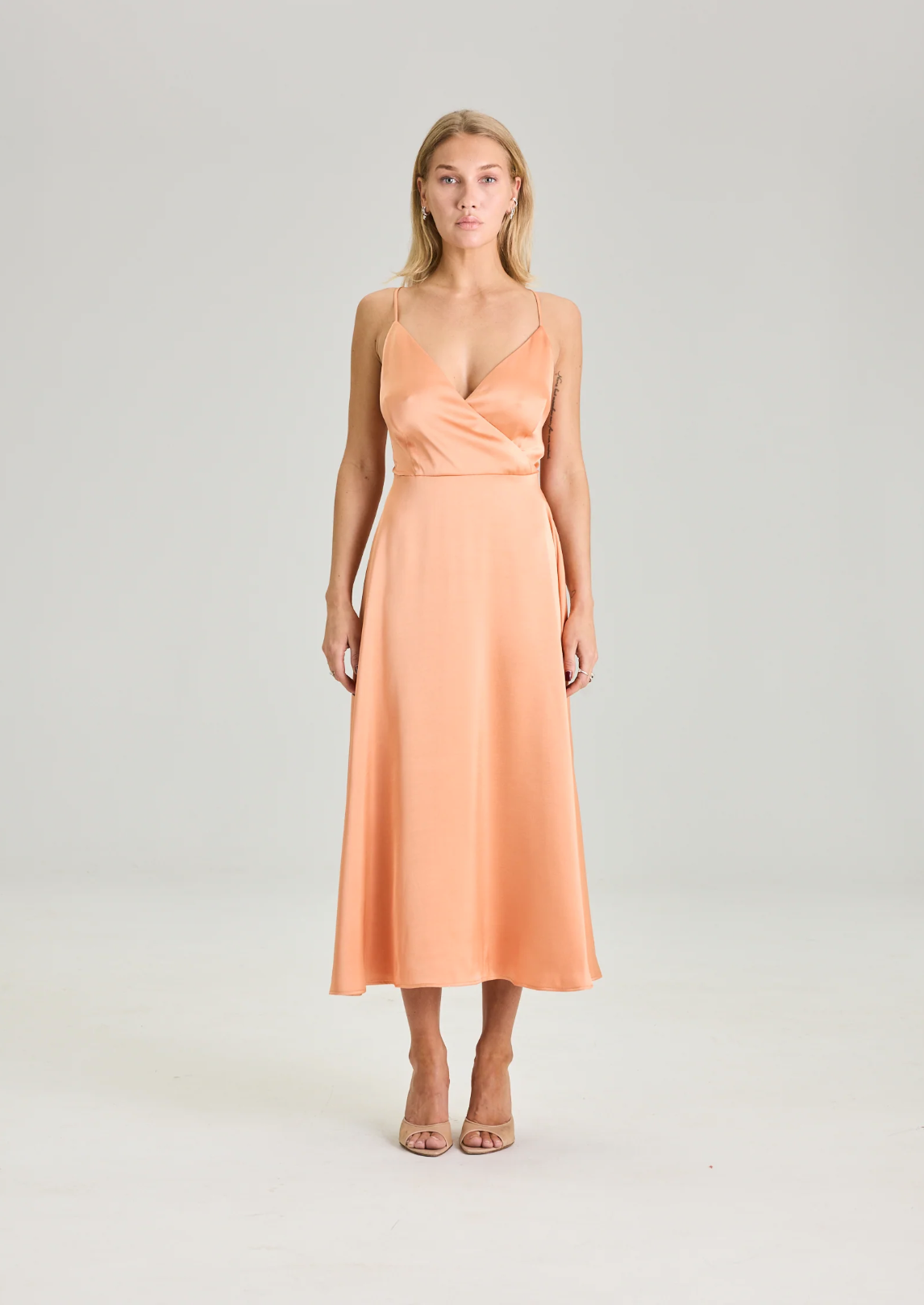 Bow Dress Burned Orange Kjoler