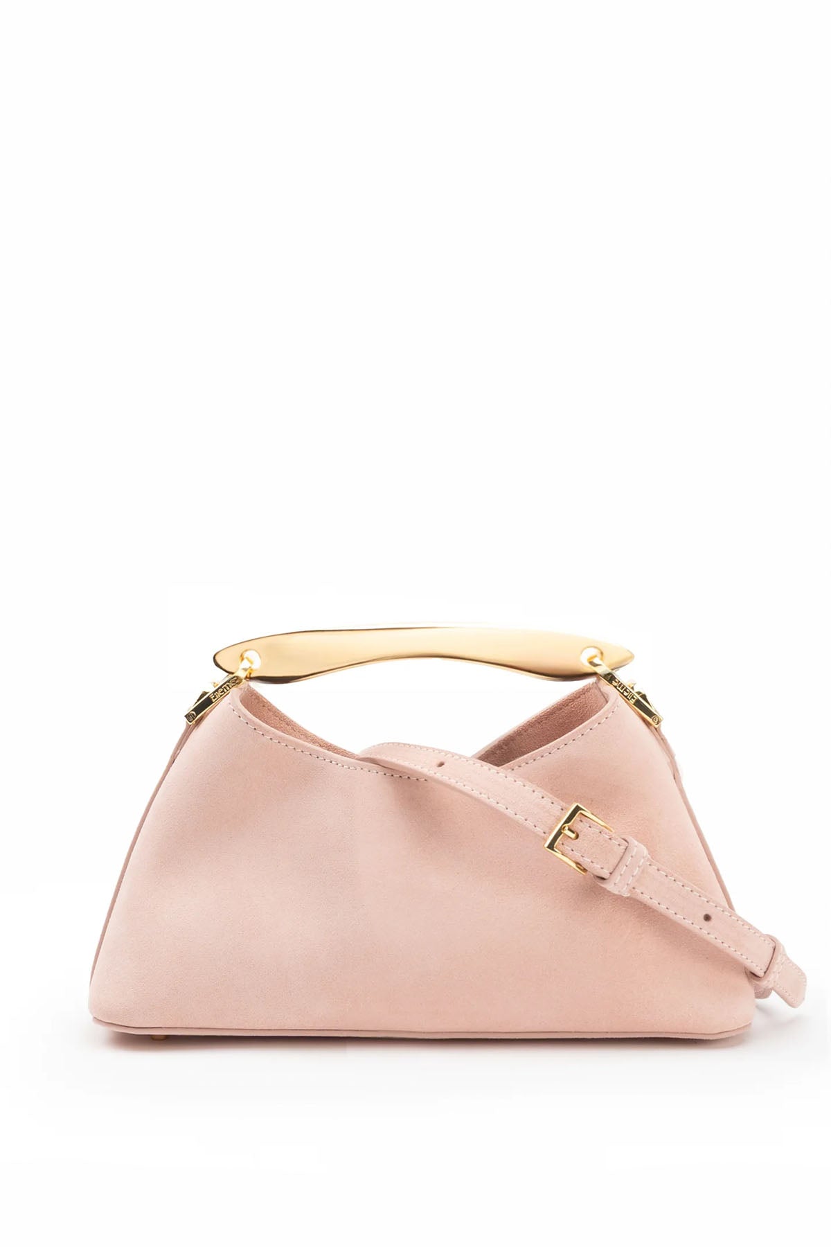 Vesker | Mini Boomerang Suede Pink