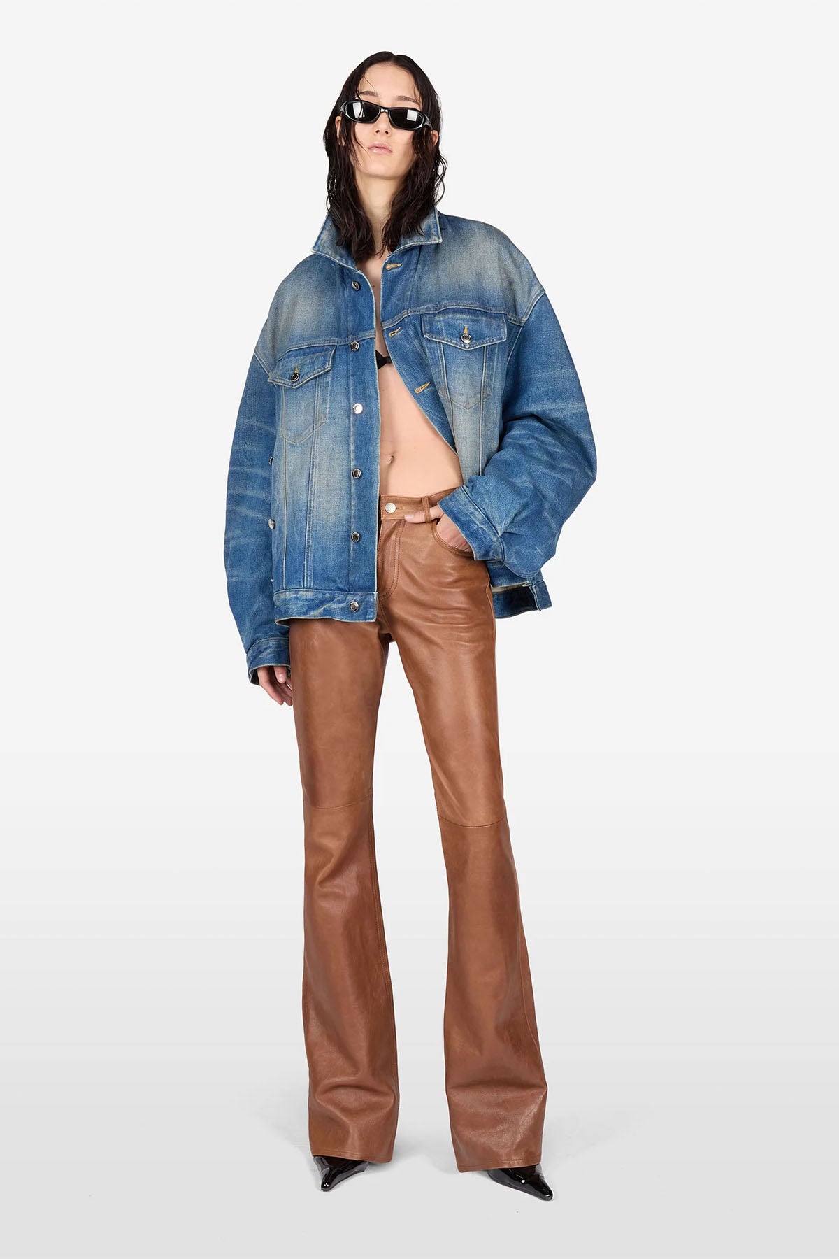 Bukser | Flora Silky Leather