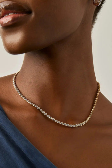 Tennis Round Necklace