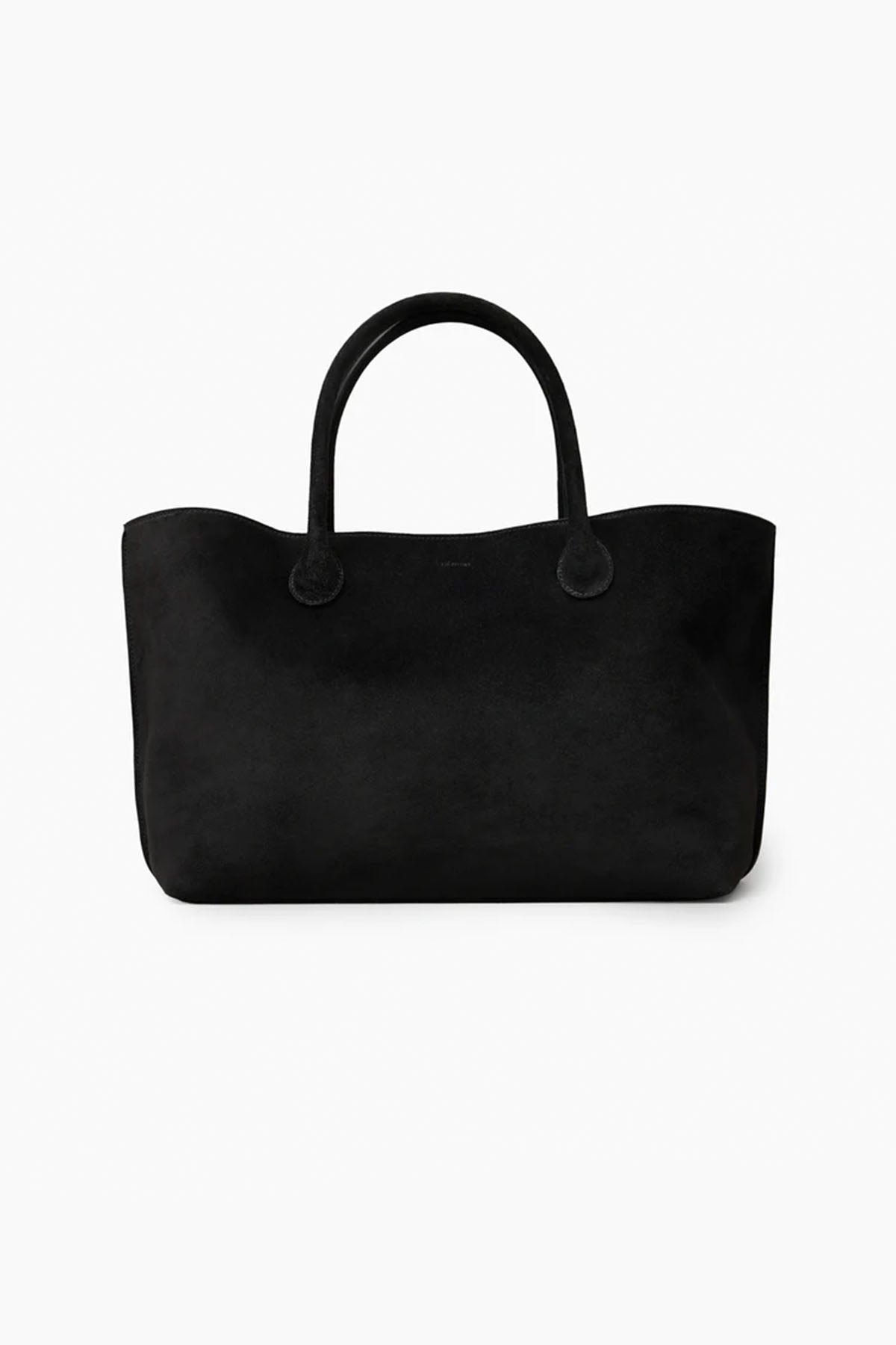 The Grace Tote - Black Suede