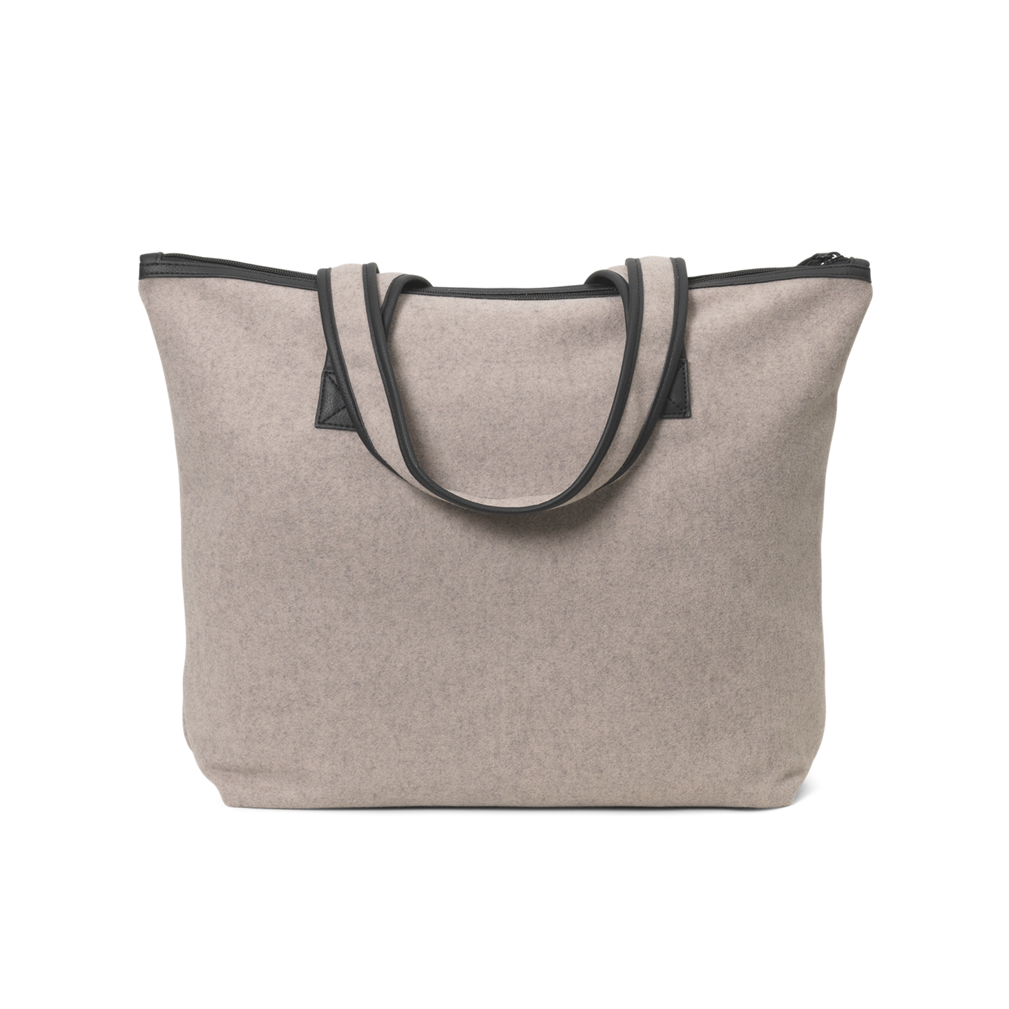 Day Woolen Bag M Taupe Melange Vesker