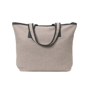 Day Woolen Bag M Taupe Melange Vesker