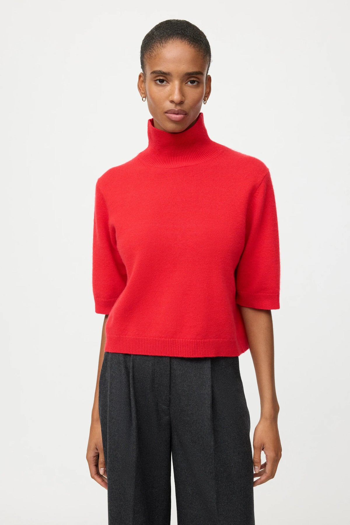 Short Sleeve Turtleneck