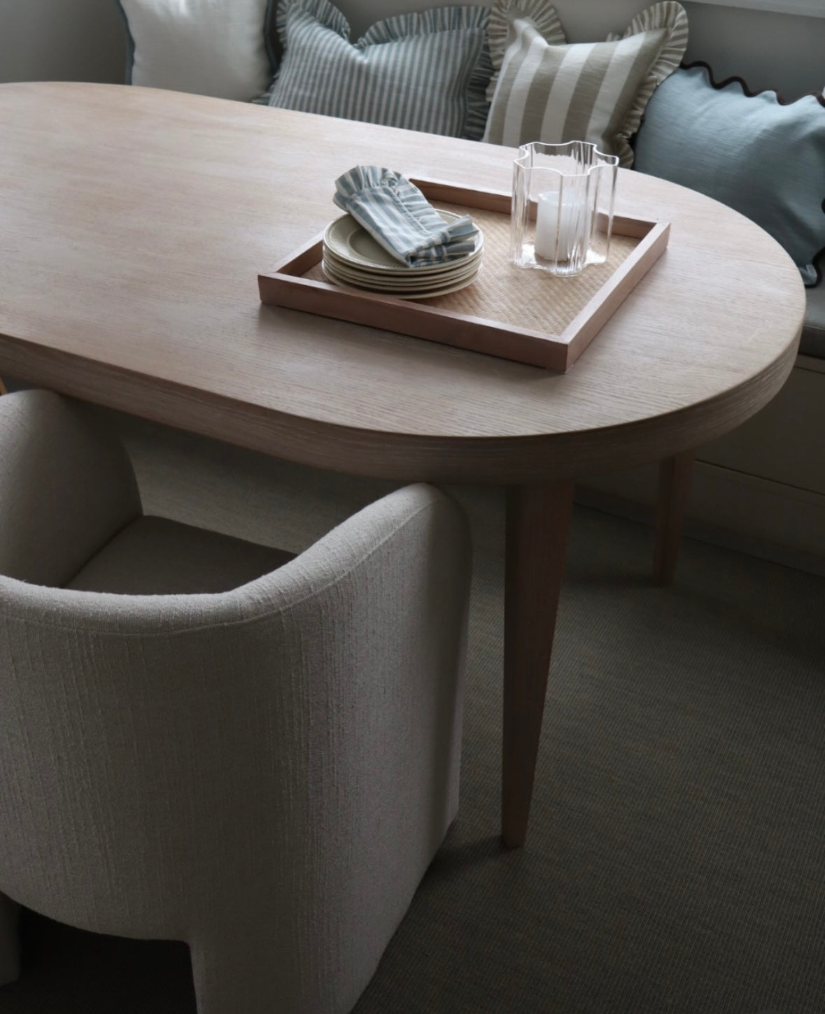 Chloé Dining Chair Cream Stoler
