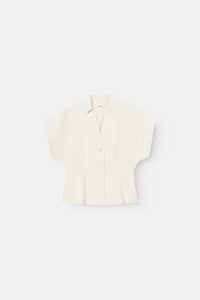Minju Blouse Egret Bluser