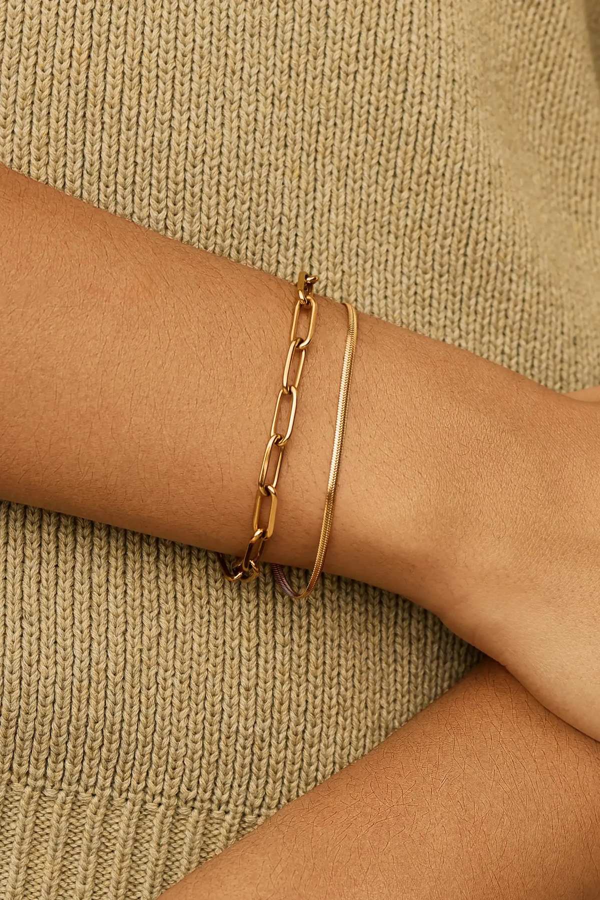 Classic Paperclip Chain Bracelet