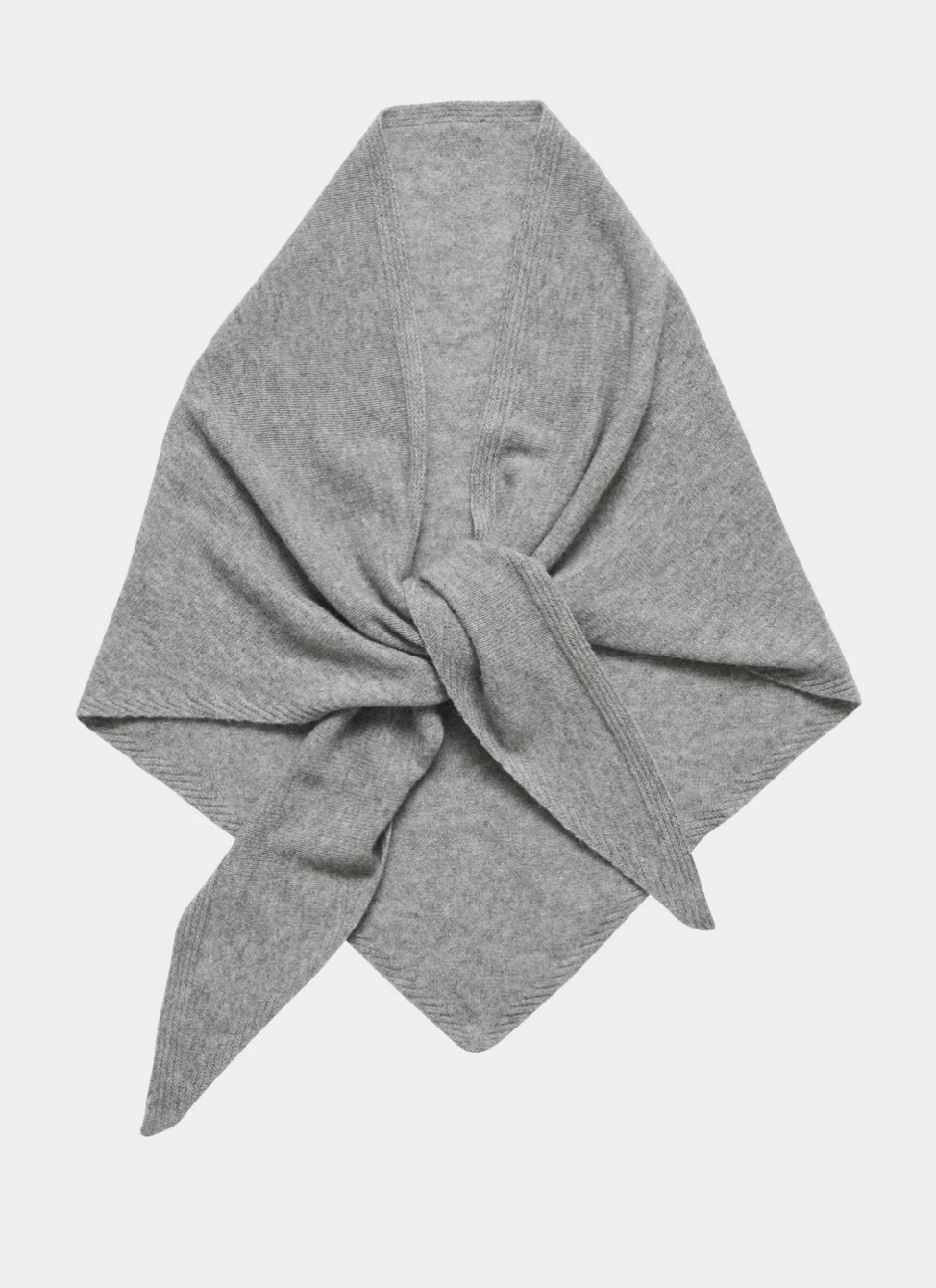 Mira Wool Cash Scarf Grey Melange Skjerf