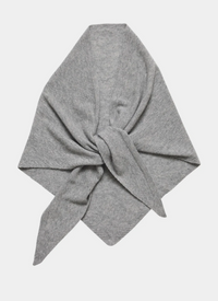 Mira Wool Cash Scarf Grey Melange Skjerf