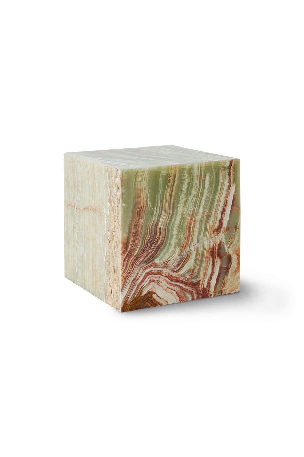 Onyx marble block table
