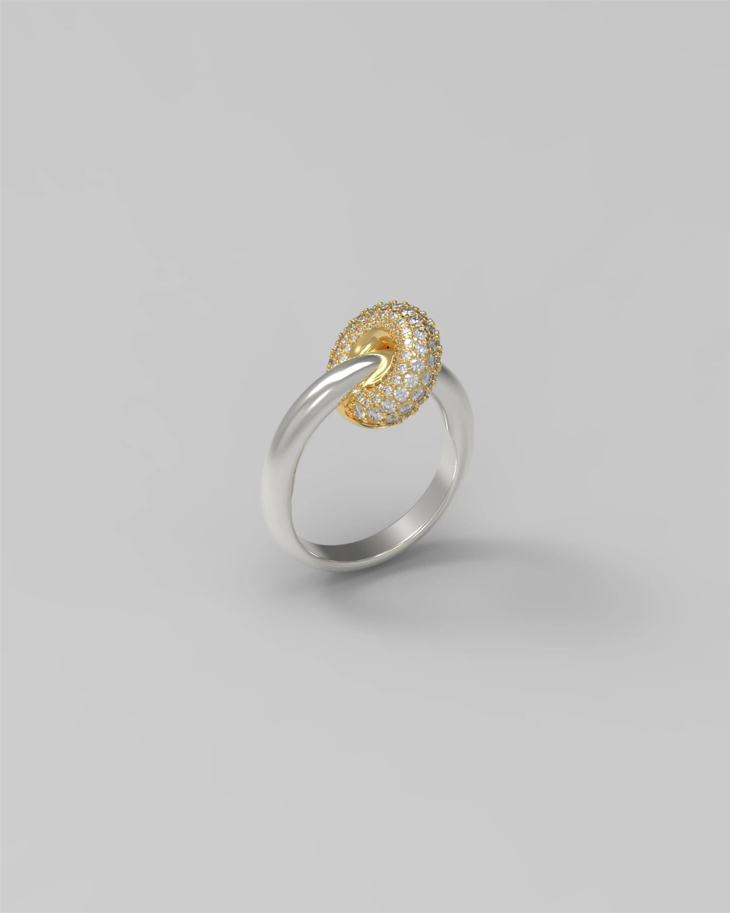 Dawn Ring Mix Diamonds Ringer