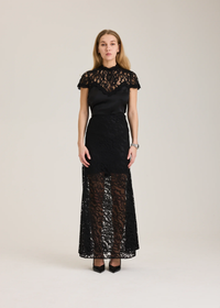 Sagerv Skirt Black Skjørt