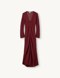 Tanzania Dress Burgundy Kjoler